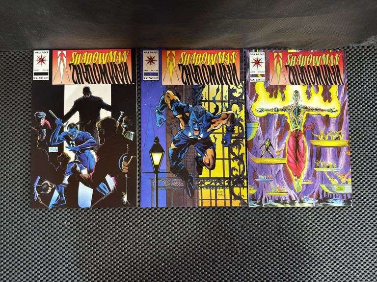Valiant Comics, Shadowman, No. 8, 10, & 12, 1992-1993