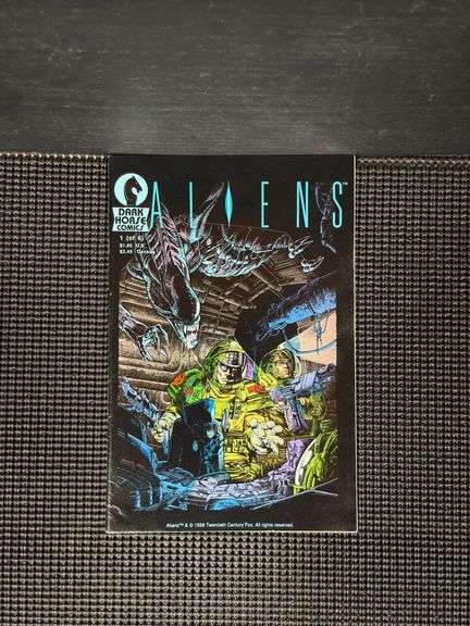 Dark Horse Comics, Aliens, #1 (of 6), May 1988. First Aliens comic book.