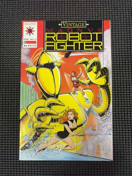 Valiant Comics, Vintage Magnus Robot Fighter, #2, February 1992
