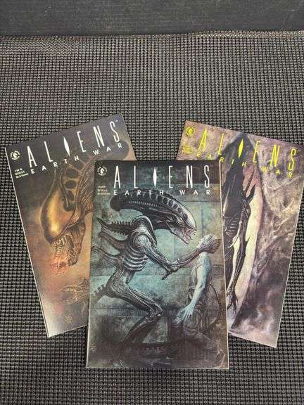 Aliens: Earth War Comic Book Set - Issues 1, 2, & 3