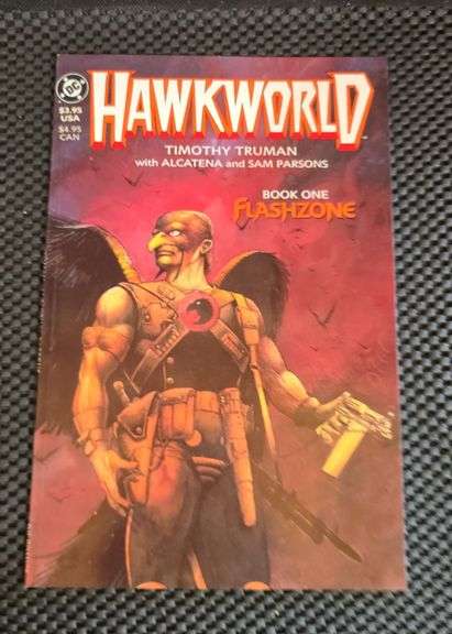 Hawkworld DC Comics First Printings, Books 1-3, 1989