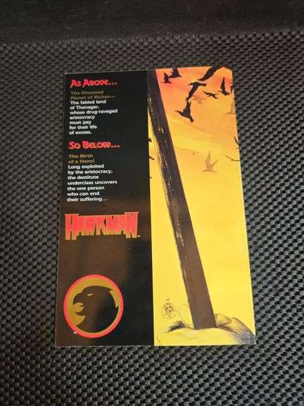 Hawkworld DC Comics First Printings, Books 1-3, 1989