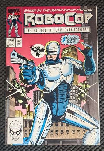 Robocop #1 Marvel Comic Book - First Action Packed Issue