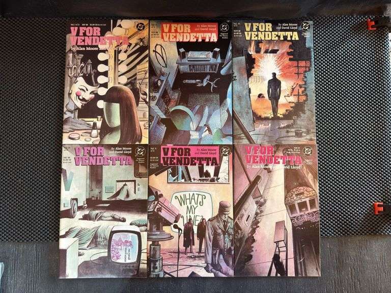 DC Comics, V is for Vendetta, Volume 1, 2, 3, 4, 5, & 10 (of 10)