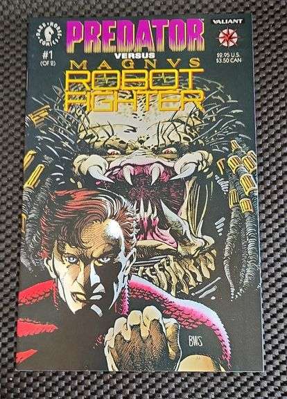 Predator Versus Magnus Robot Fighter Dark Horse Comic Set, 1992
