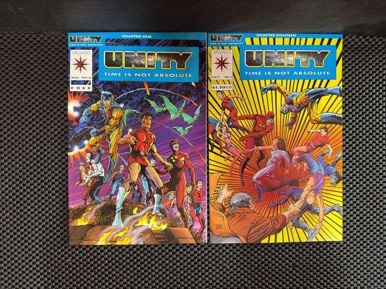 Valiant Comics, Unity: Time is not Absolute, Volumes No. 0 and No. 1, 1992