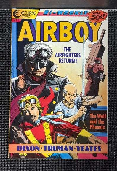 Eclipse Comics, Airboy No. 2, July 29, 1986