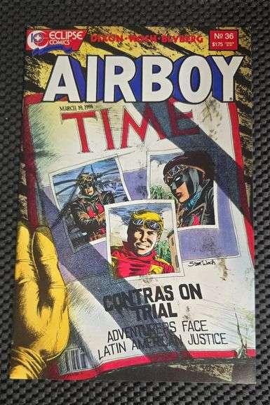 Eclipse Comics Airboy Issues - 36, 37, 39, 40, 41, 42, 45