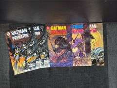 DC Comics and Dark Horse Comics, Batman Versus Predator Collection, includes two copies of No. 1 of 3 Newsstand Edition, and No. 1, 2, & 3 (Complete Set) of Prestige Edition, 1991-1992