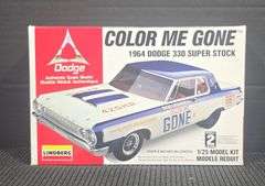 Lindberg 1964 Dodge 330 Super Stock "Color Me Gone" 1/25 Scale Model Kit