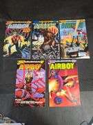 Airboy Comic Book Lot - Eclipse Comics Issues 9, 10, 11, 13, & 17