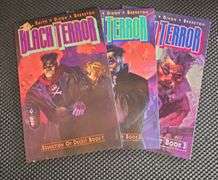 Black Terror Seduction of Deceit Books 1-3 Eclipse Comics 1989