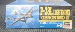 Hasegawa 1/48 P-38L Lightning 'Geronimo II' Model Kit JT2:3600 Sealed
