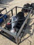 Mower King Black Frame Skid Steer Auger