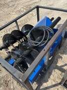 CFG Blue Frame Skid Steer Auger