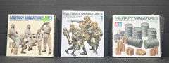 Tamiya 1/35 Scale Military Miniature Model Kits - Lot of 3 Sealed