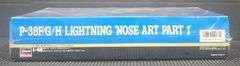 Hasegawa 1:48 P-38F/G/H Lightning 'Nose Art Part 1' Model Kit JT103