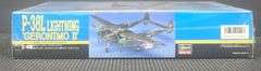 Hasegawa 1/48 P-38L Lightning 'Geronimo II' Model Kit JT2:3600 Sealed