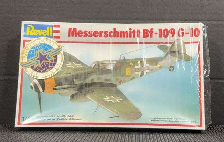 Revell Messerschmitt Bf-109 G-10 1/48 Scale Model Kit #4325 - Factory Sealed