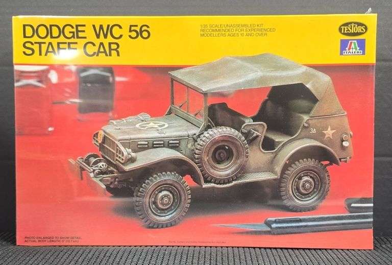 Dodge WC 56 Staff Car 1/35 Scale Model Kit #819