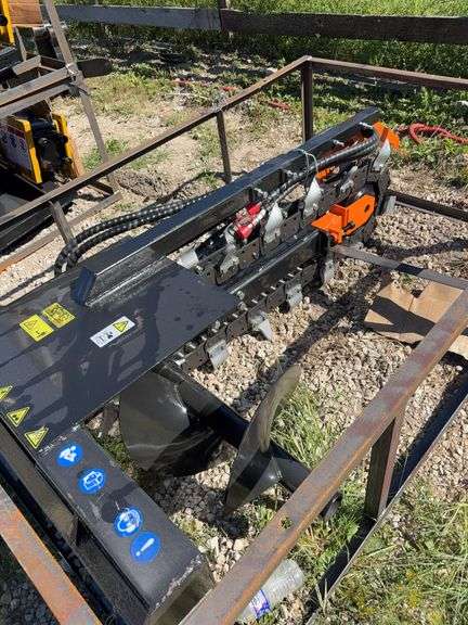 Mower King ECSSCT72 Skid Steer Trencher image