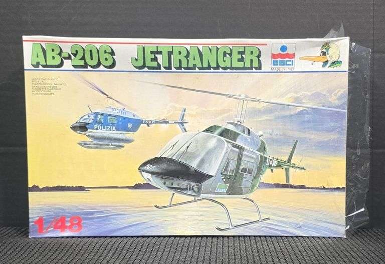 ESCI AB-206 JETRANGER 1/48 Model Kit #4061