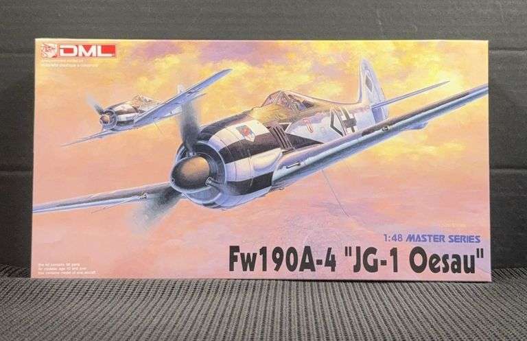 DML Fw190A-4 "JG-1 Oesau" 1:48 Scale Model Kit #5524 - Factory Sealed