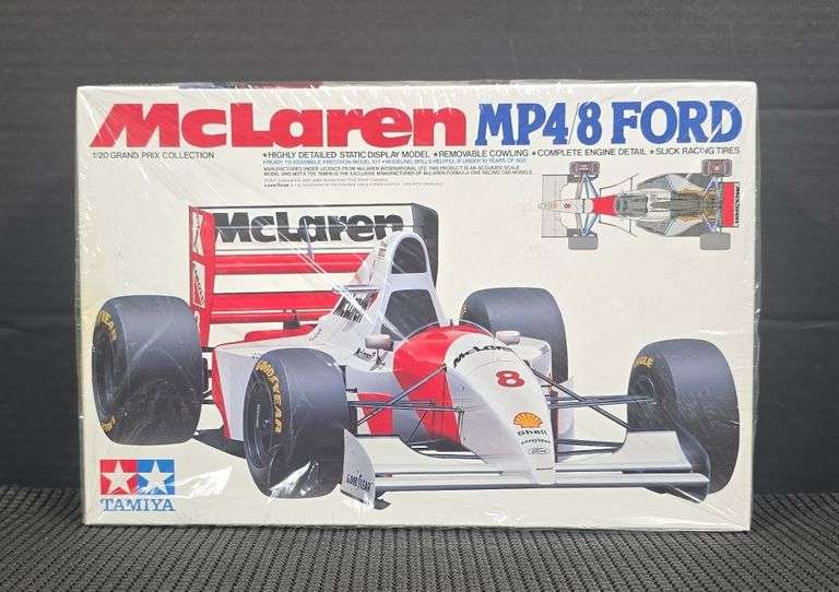 Tamiya McLaren MP4/8 Ford 1/20 Grand Prix Collection Model Kit #20039
