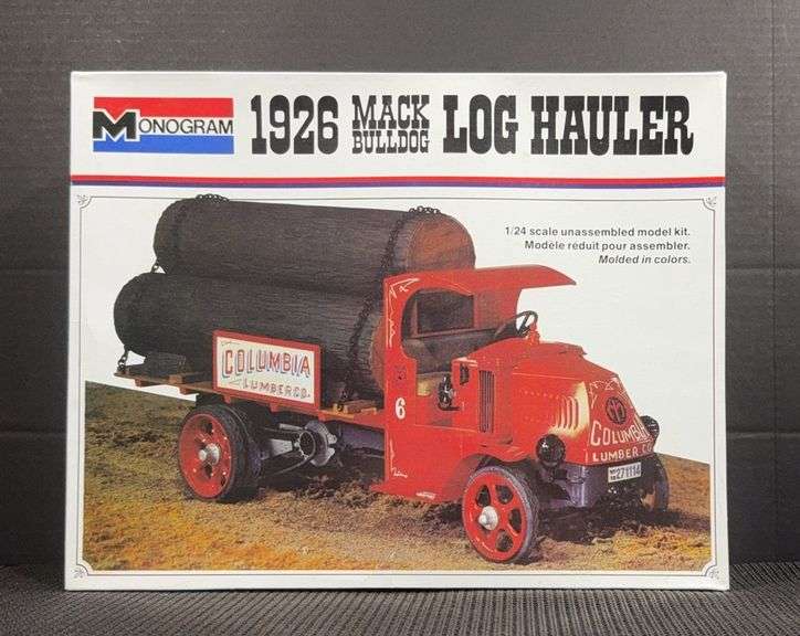 Monogram 1926 Mack Bulldog Log Hauler 1/24 Scale Model Kit #2401