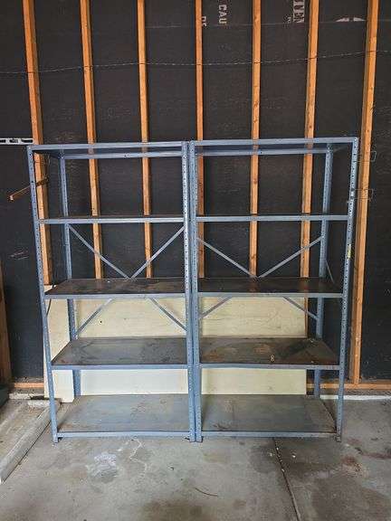 5 shelf metal shelving