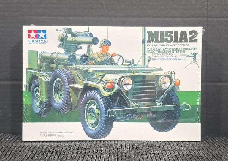 Tamiya 1/35 M151A2 w/TOW Missile Launcher Model Kit #3625A