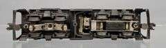 Postwar Lionel 616 Santa Fe NW-2 diesel switcher in overstickered original box