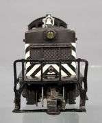 Postwar Lionel 616 Santa Fe NW-2 diesel switcher in overstickered original box