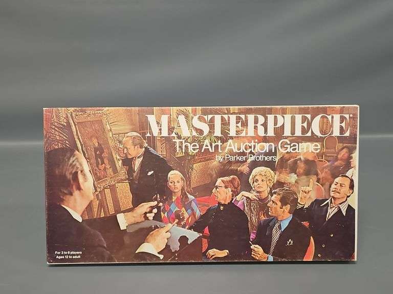1970 Parker Brothers Masterpiece Art Auction Game COMPLETE image