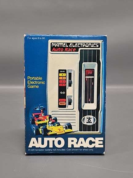 1976 Mattel Electronics Auto Race in Original Box WORKS GREAT image