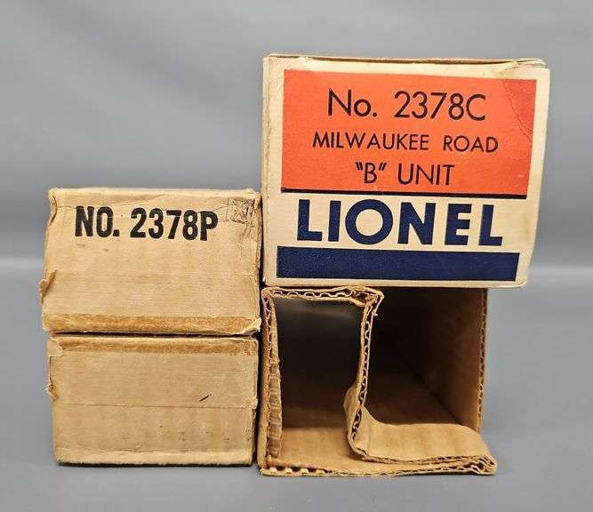 Lionel Postwar O 2378 Milwaukee Road F3 P and C Original Boxes image