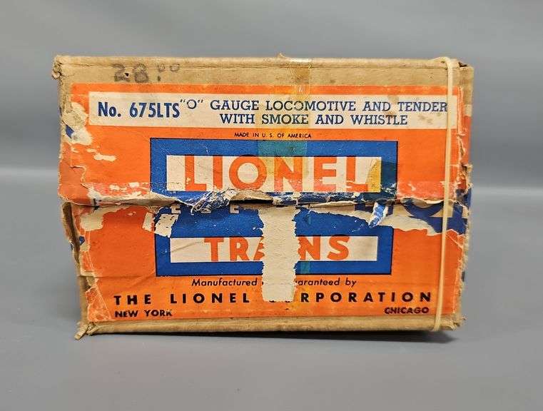 Lionel Postwar O 675LTS Master Carton ONLY image