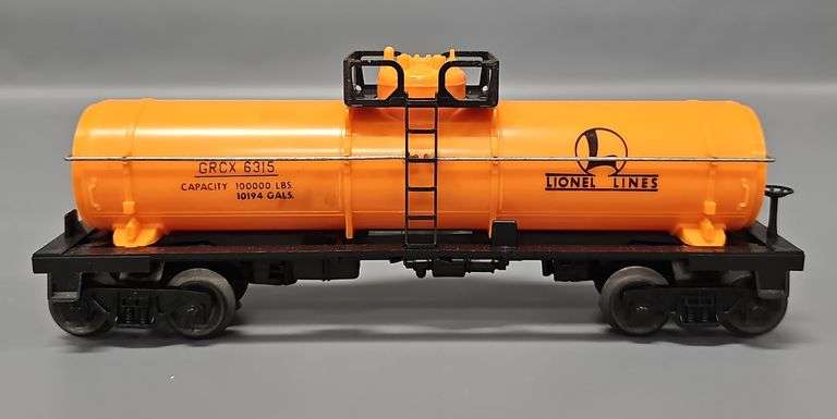 Unrun Lionel Postwar O 6315-60 Chemical Tank Car in Original Box image