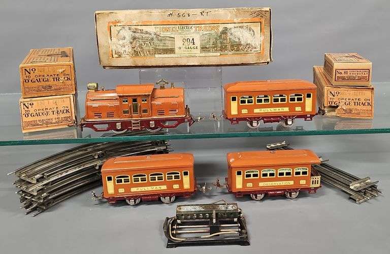 Boxed Lionel Prewar O gauge 294 Electric Passenger Set image