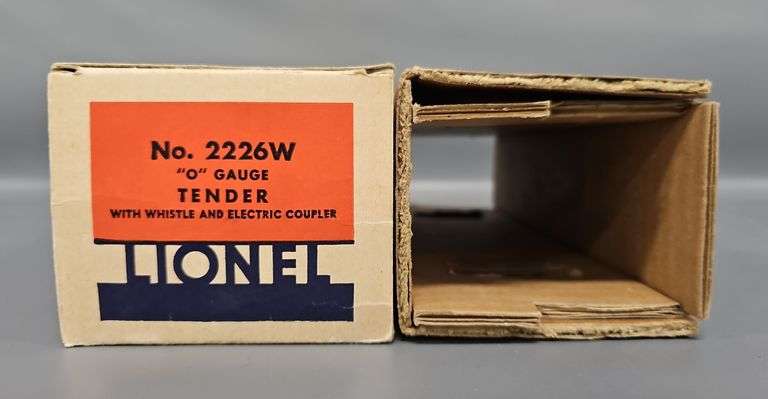 Fantastic Lionel Prewar O Gauge 2226W Tender BRICK Original Box ONLY image