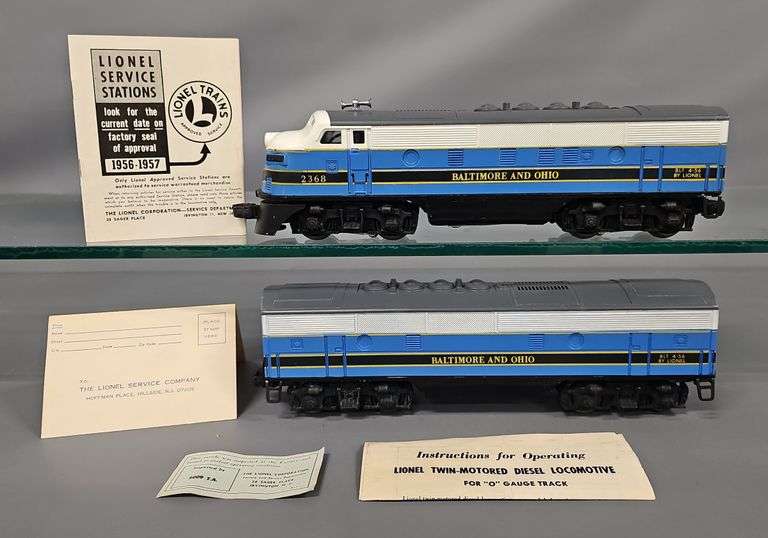 Postwar Lionel 2368 Baltimore & Ohio F3 Diesel Locomotive Units image