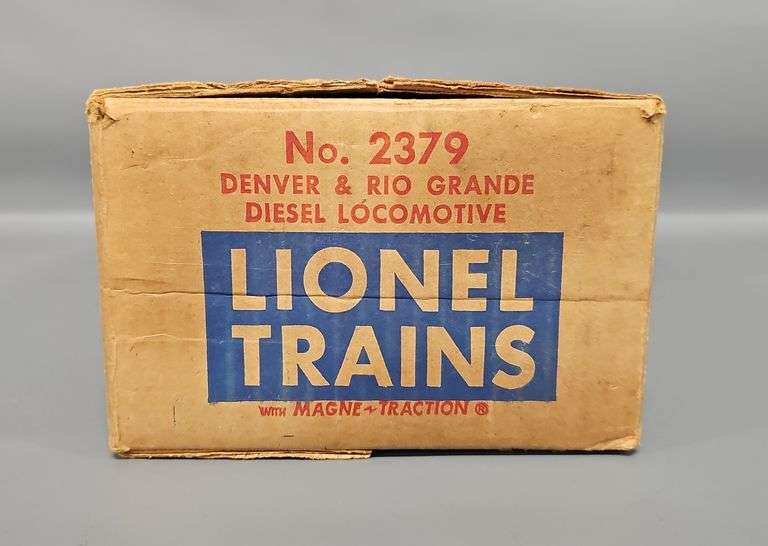 Lionel Postwar O 2379 Denver & Rio Grande Master Carton ONLY image