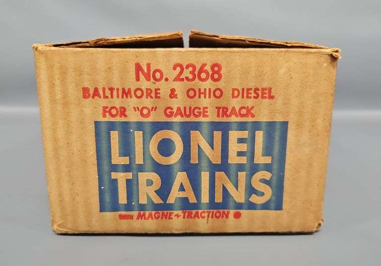 Scarce Lionel Postwar O 2368 Baltimore & Ohio Diesel Master Carton image