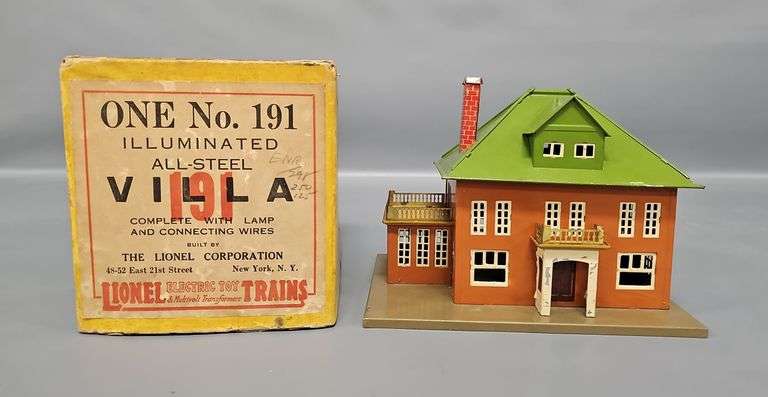 Lionel Prewar 191 Illuminated Villa in Original Box image