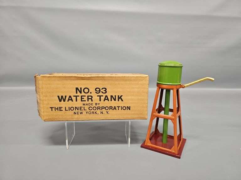 Beautiful Lionel Prewar O Gauge 93 Water Tank in Original Box image