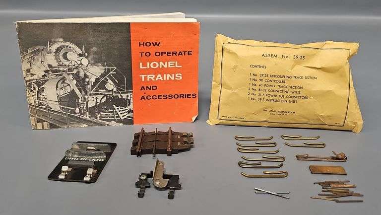 Lionel Postwar Super O 39-25 Operating Packet for 2544W Santa Fe Diesel Passenger Set image