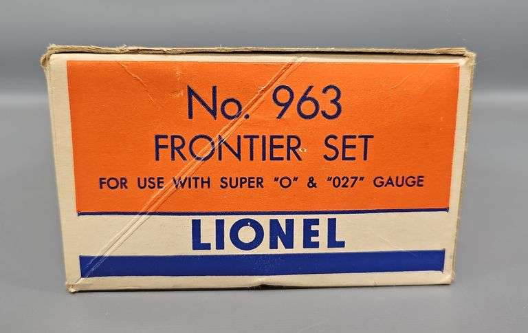 Lionel Postwar O Plasticville 963 Frontier Set in Original Box image