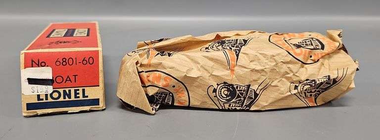 Lionel Postwar O 6801-60 Separate Sale Boat in Original Box image