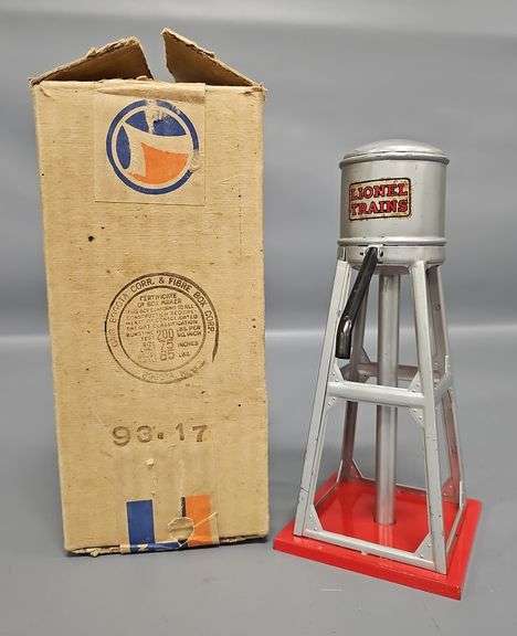 Lionel Prewar O Gauge 93 Water Tank in Original Box image