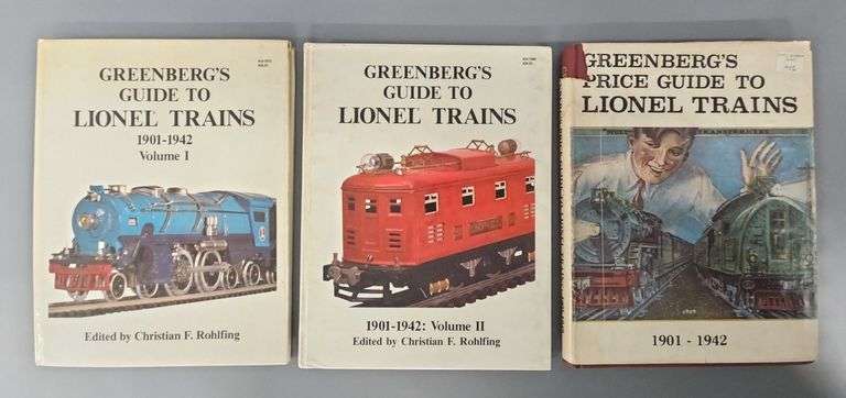 Greenberg's Guide to Lionel Trains 1901-1942 Volumes I & II and 1901-1942 Price Guide image